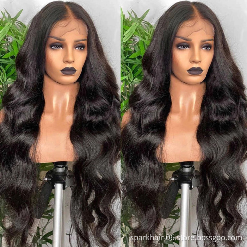 100% Virgin Brazilian Human Hair Lace Front Wigs,Cheap Wholesale Natural Human Hair Wigs For Black Women,Hd Lace Frontal Wig